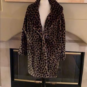 BCBG Generation Leopard Coat
